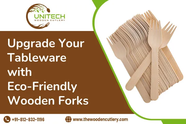 Eco-Friendly Wooden Forks